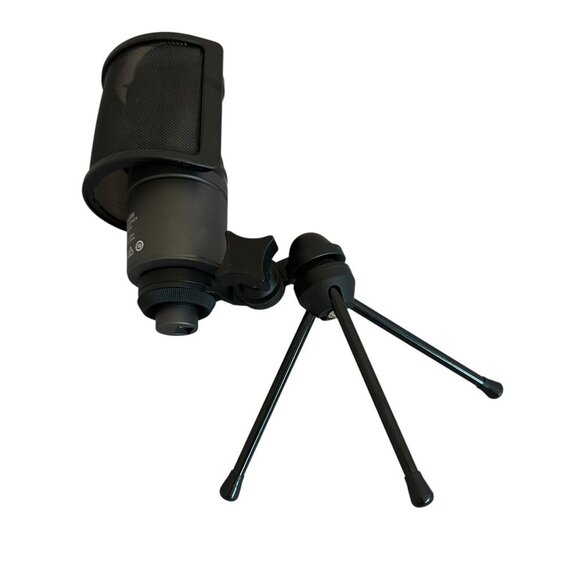 Audio-Technica Cardioid Condenser USB Microphone AT2020USBi + Stand Pop Guard - Picture 2 of 12